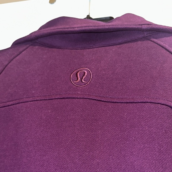 Lululemon Scuba Oversized Funnel Neck Half Zip (Dark Purple) - Picture 6 of 10